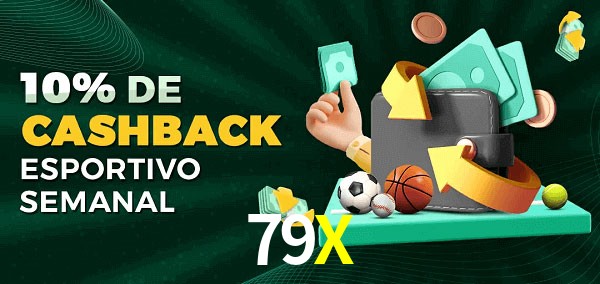10% de bônus de cashback na 79X